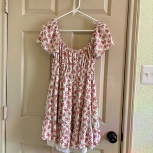 Liberty Love Pink and Cream Floral Dress